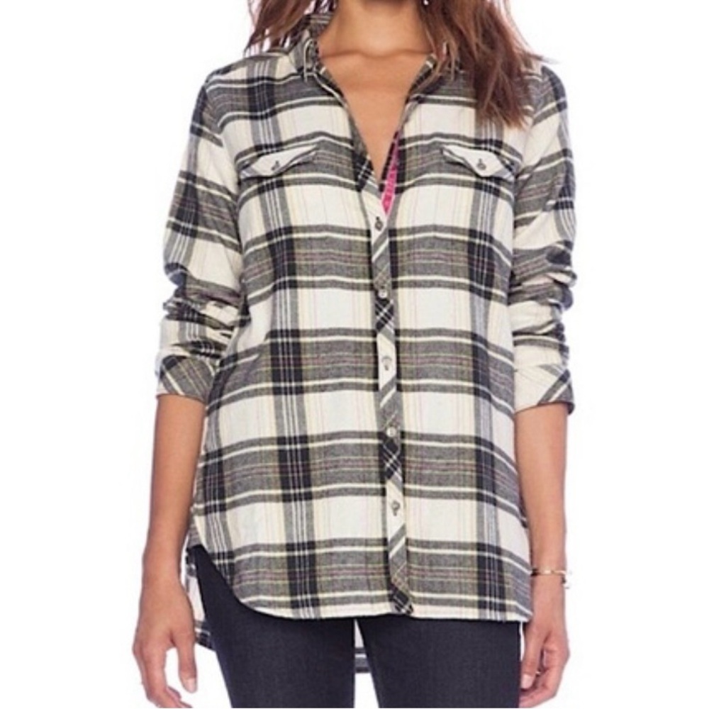 C&C California Plaid Shirt.  Size Large.  GUC.